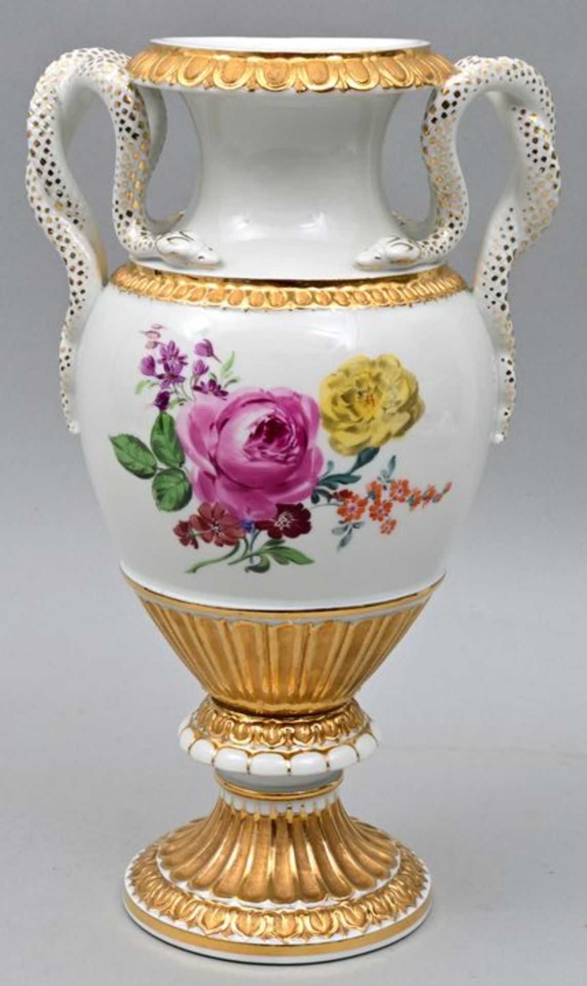 Schlangenhenkelvase, Meissen/ vase with snake handle, Meissen