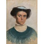 Wollanke Pastell / Pastel of a young lady