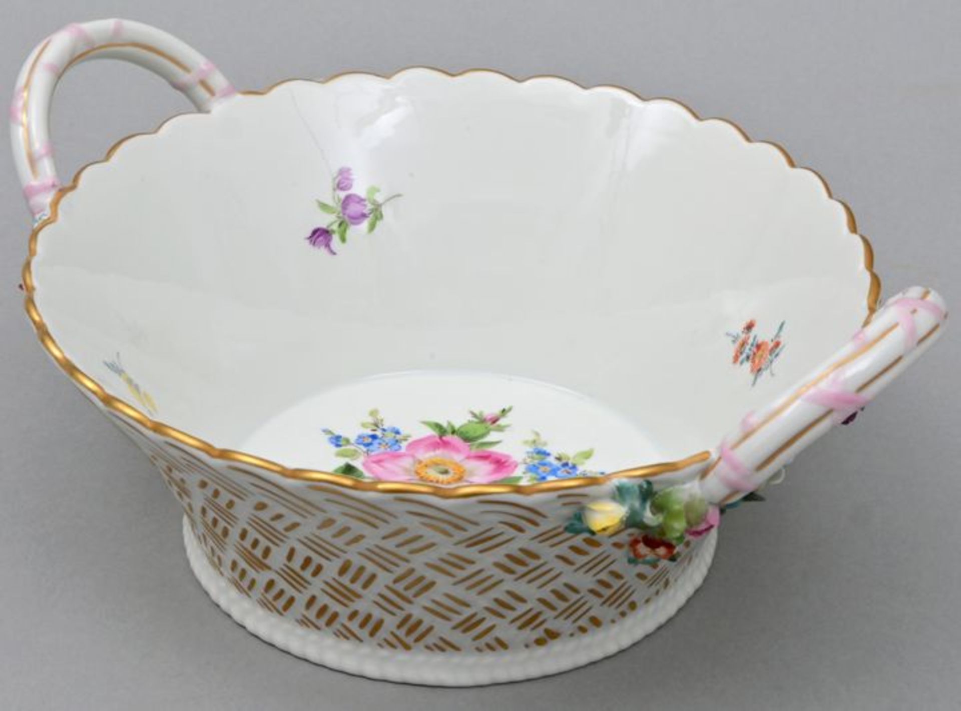 Korbschale, Meissen / Basket bowl, Meissne