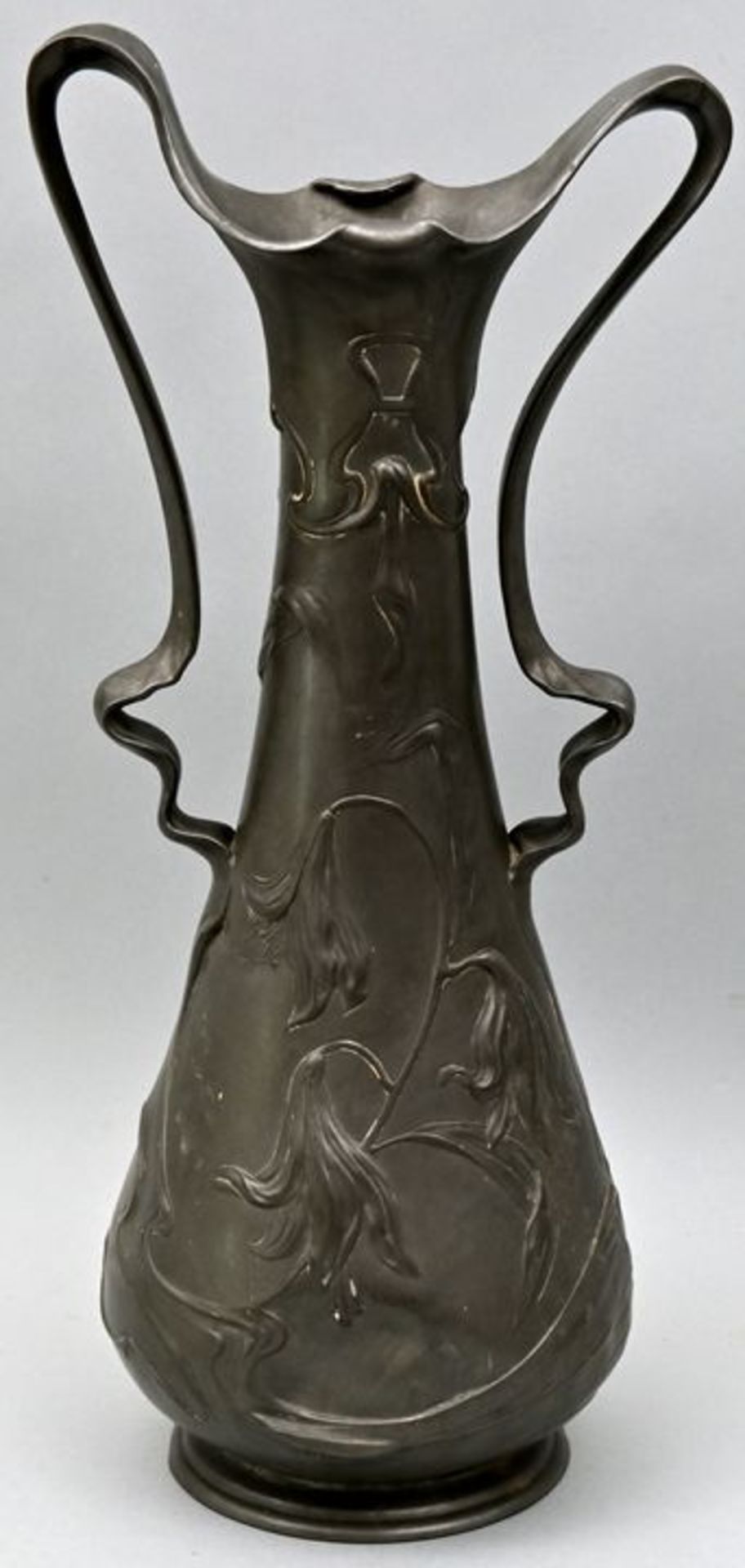 Zinnvase, Jugendstil / Art nouveau vase - Image 3 of 3