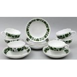 Sechs Tassen + UTA, Meissen / Six cups with saucers, Meissen