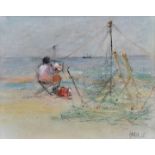 Jodaba (?), Maler am Meer / Jodaba (?), Painter at sea