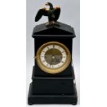 179 Stutzuhr, Holz, Adler/ bracket clock