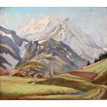 unbekannt, alpine Landschaft / Landscape painting