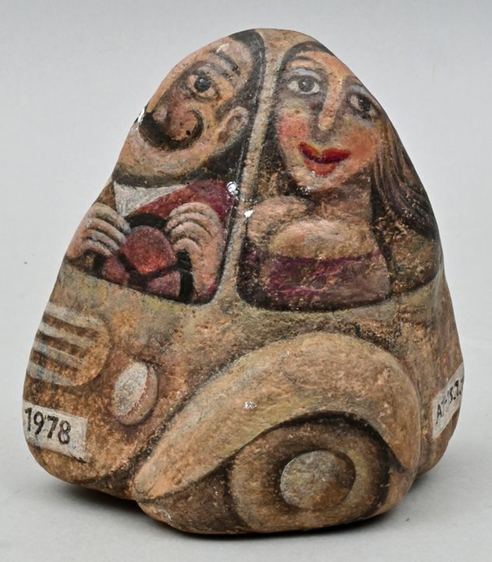 Schmidt, Klaus, Auto-Stein / small sculpture - Image 4 of 5