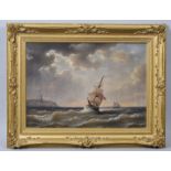 Marees, A.v., Seestück Gemälde ''Zwei Segelschiffe''