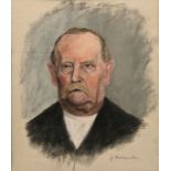 Wollanke Kohle / Pastel of a man