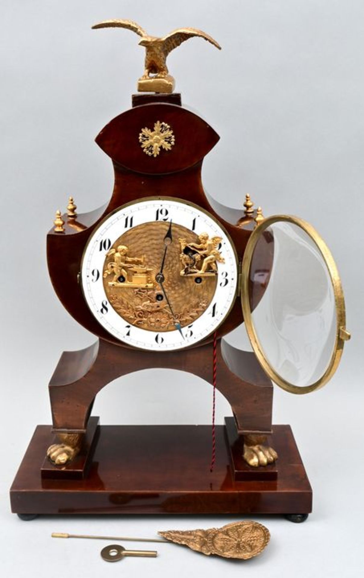 962 Stutzuhr Kossek Prag / Table clock Prague