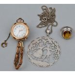Kleines Konvolut Schmuck / Some pieces of jewellery