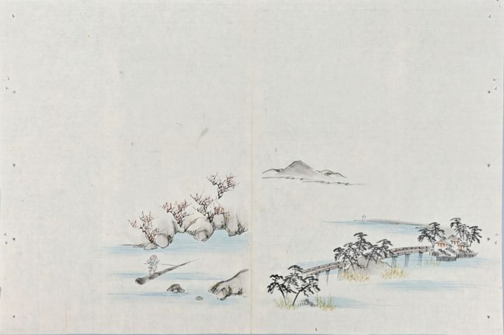 Blatt japanische Zeichnungen / sheet of japanese drawings - Bild 6 aus 12
