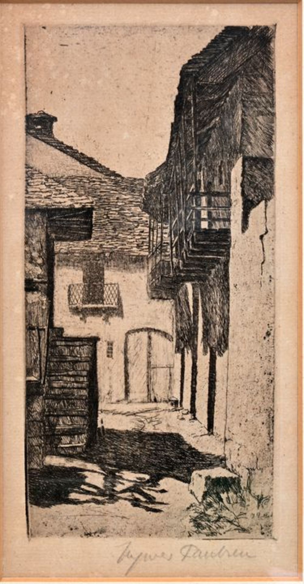 Paulsen, Ingwer Radierung / etching