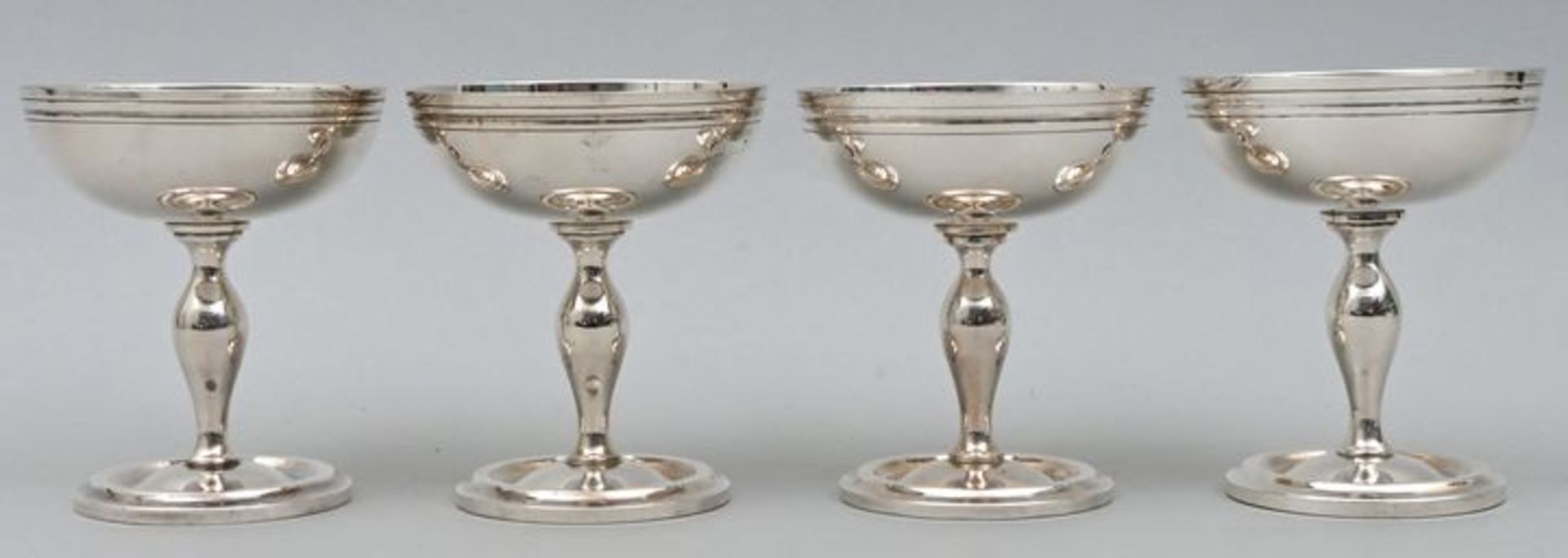 Eispokale A. Krupp Berndorf/ ice or champagner bowls