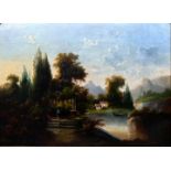 Landschaftsmaler: Arkadische Landschaft/ landscape painting