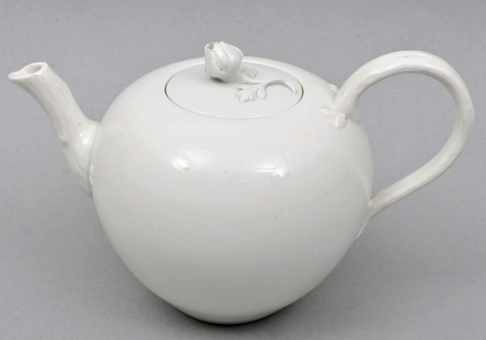 Teekanne weiß, Meissen / Tea pot, Meissen