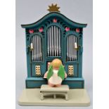 Engel mit Orgel, Musikspielbox / Christmas music box
