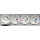 Sechs Suppenteller, Meissen / Six Soup plates, Meissen