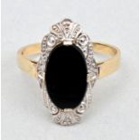 Ring mit Onyx/ ring with onyx