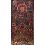 Buddhistisches Rollbild Thangka