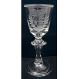 Kelchglas Sachsen / Glass goblet