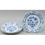 Drei Speiseteller, Meissen / Three dinner plates, Meissen