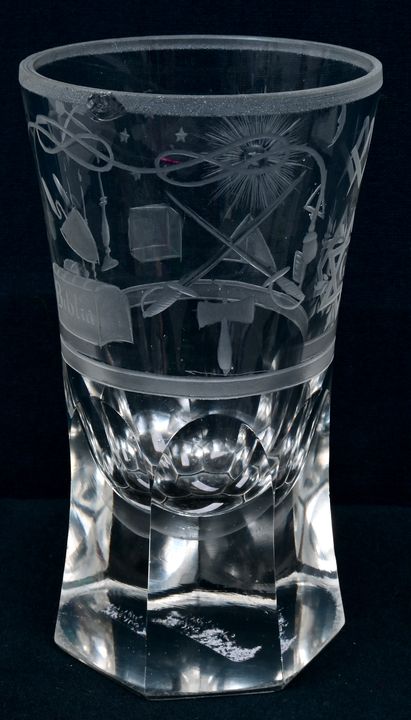Logenglas / freemason's glass