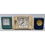 Zwei Sparuhren und Tischwecker/ money saving clocks and alarm clock