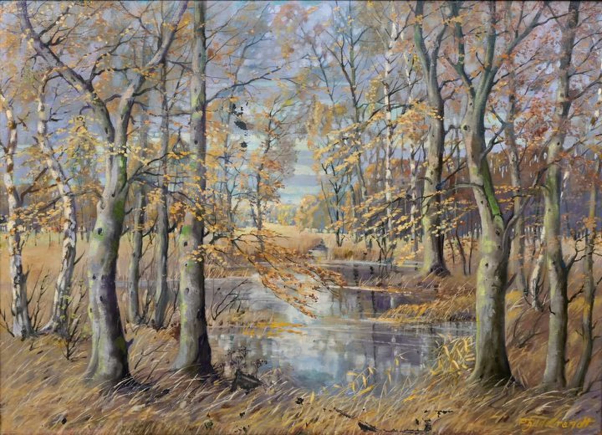 Hildebrandt, P.: Herbstwald/ in the woods in autumn