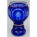 Glaspokal / glass goblet