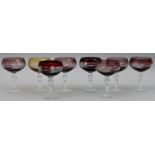 Acht Champagner-Schalen / Set of eight champagne bowls