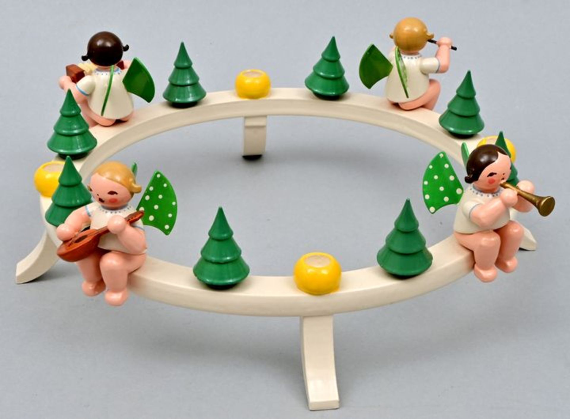 Advents Kranz mit Engeln / Christmas table centrepiece - Bild 3 aus 3