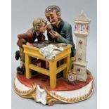 Figurengruppe "Der Uhrmacher" / Porcelain figure