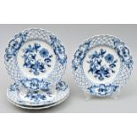 Vier Obstteller/ dessert plates