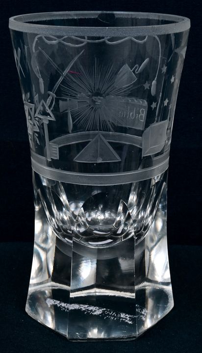 Logenglas / freemason's glass - Image 3 of 3