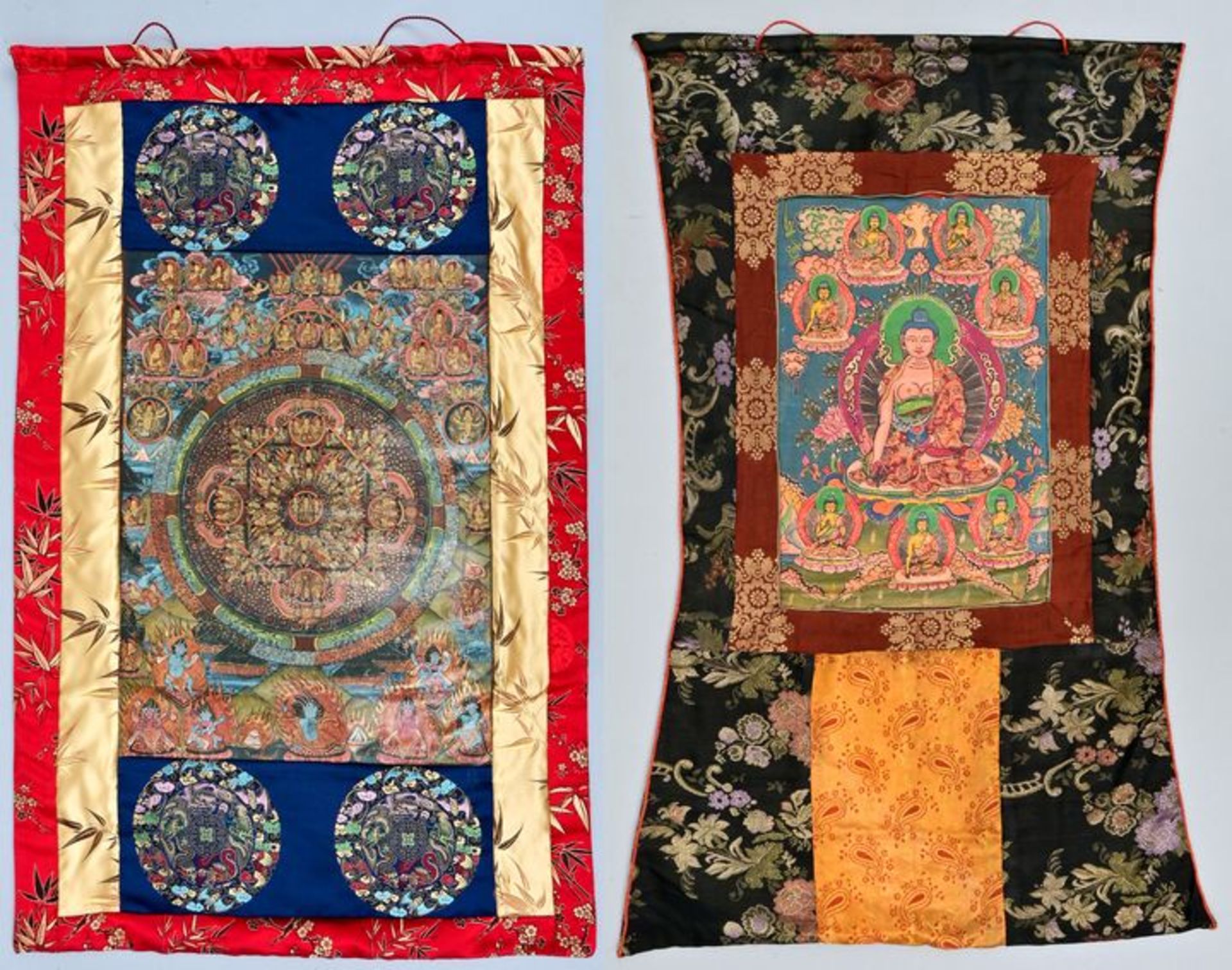 Zwei Thangka/ two thangka