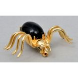 Brosche in Spinnenform/ spider brooch