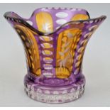 Glasvase violett / Vase