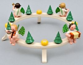 Advents Kranz mit Engeln / Christmas table centrepiece