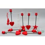 Baumkerzenhalter / Eight candleholder pendantes lights for the christmas tree