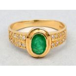 Smaragd-Ring/ ring with emerald