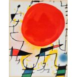 Miro: Sonne/ colour lithograph