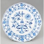 Tortenplatte Meissen Zwiebelmuster / Cake plate, Meissen