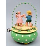 Spieldose Blumenkinder / Music box