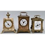 Konvolut drei Wecker / Three alarm clocks