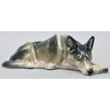 Tierfigur Schäferhund / Porcelain figure