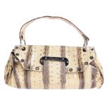 Y Dolce & Gabbana, a python skin handbag