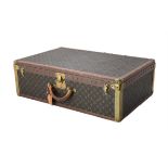 Louis Vuitton, Monogram, a coated canvas and leather hard suitcase