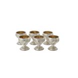 Three George III Irish silver salts