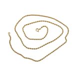 A continental gold coloured chain