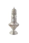 A Victorian silver sugar castor by Thomas Hayes