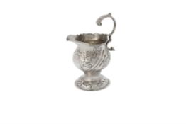 A George III silver cream jug